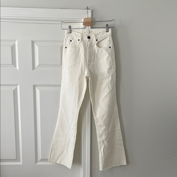 SLVRLAKE Cropped Flare Wide Leg Jeans Size 23 NEW - Picture 3 of 8